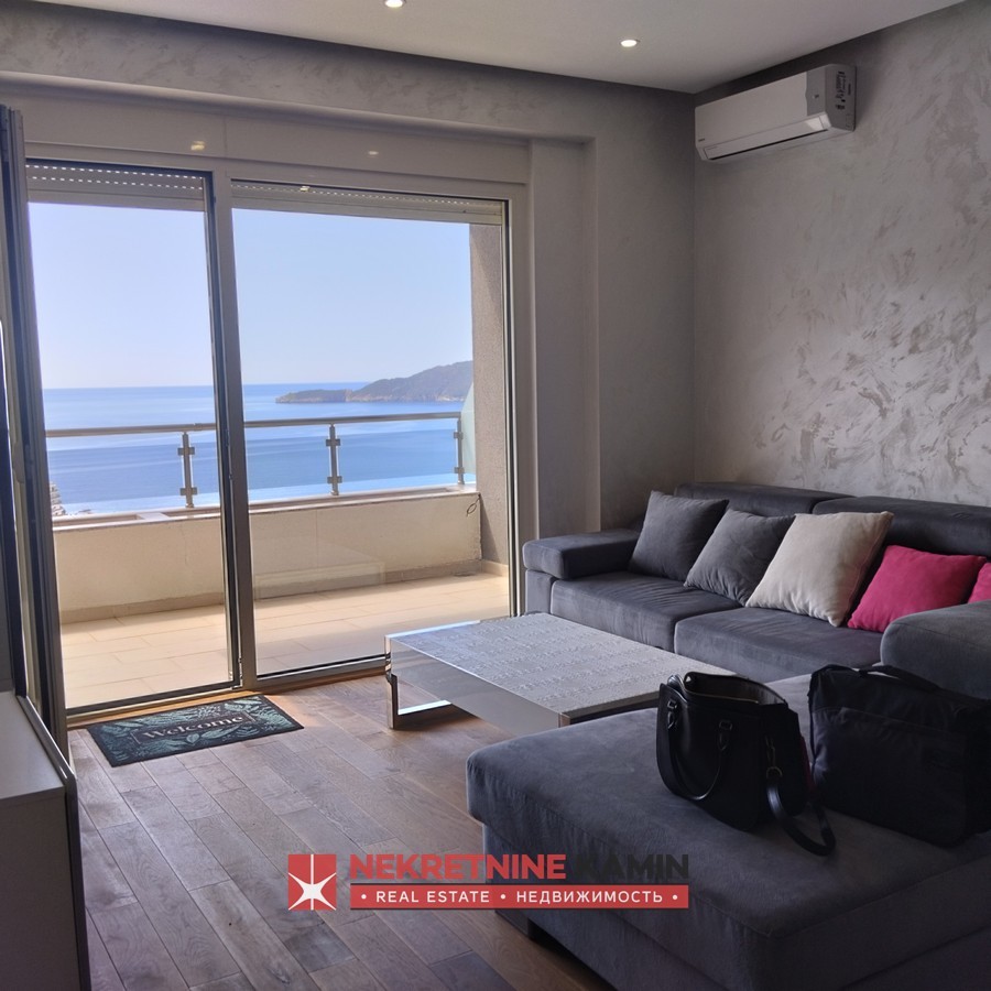 Jednosoban stan sa panoramskim pogledom na more, Rafailovići 